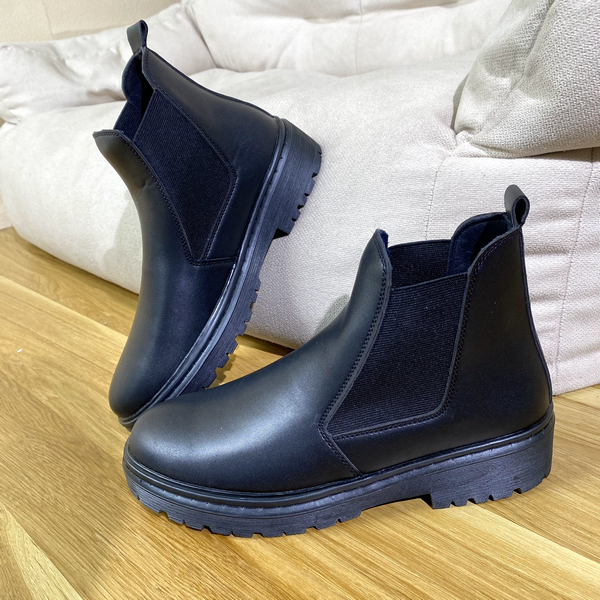 Giày Chelsea Boots Inichi G1107 đế đốc có may đế